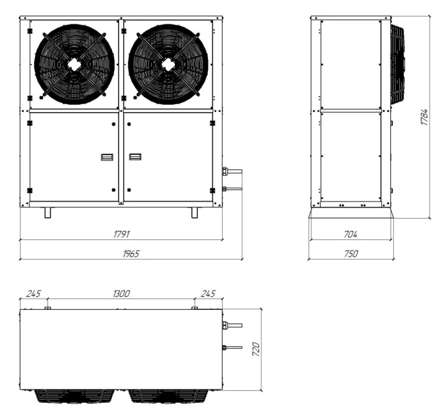 ККБ Intercold CCB6R45 SP4LF080E на базе компрессора RefComp купить